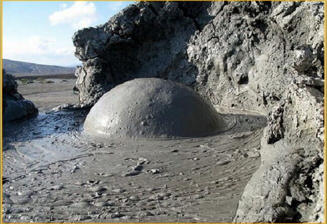 Mud volcano Of Azerbaijan