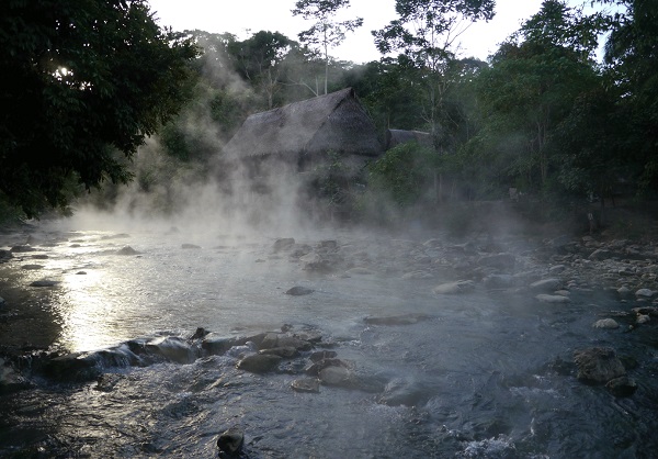 Boiling river