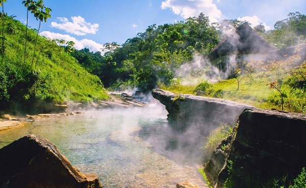 Boiling river