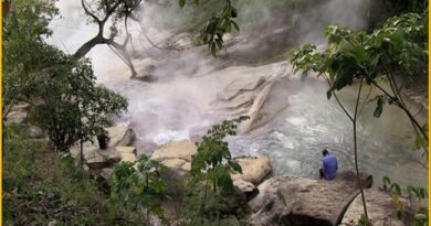 Boiling river