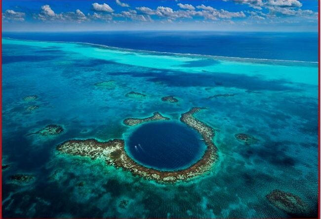 The great Belize’s blue hole