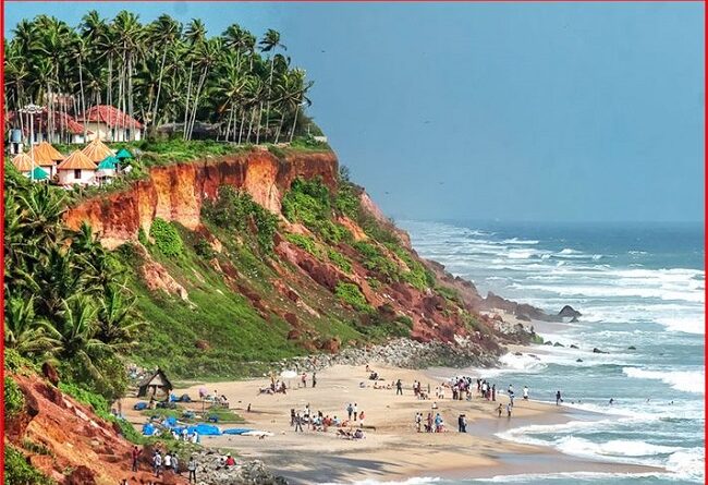 The cliffs of Varkala