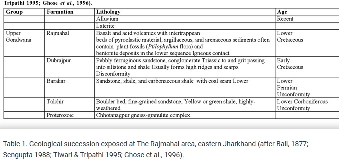 Inter-trappean beds of Rajmahal Formation