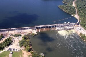 The Stunning vista of The Ozarks Mountain and lakes, USA - Geotourism