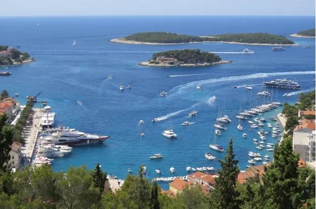 The Dalmatian coast