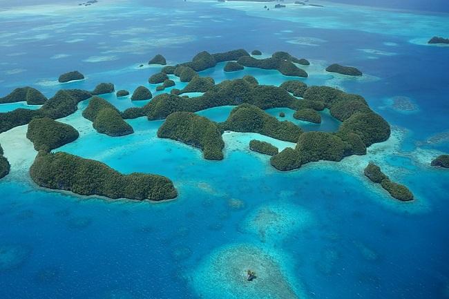 The Rock islands Palau