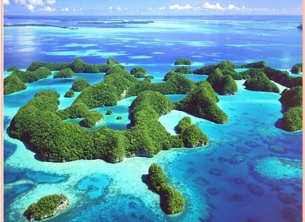 The Rock islands Palau