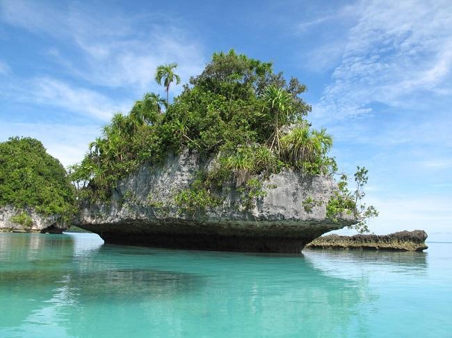 The Rock islands Palau