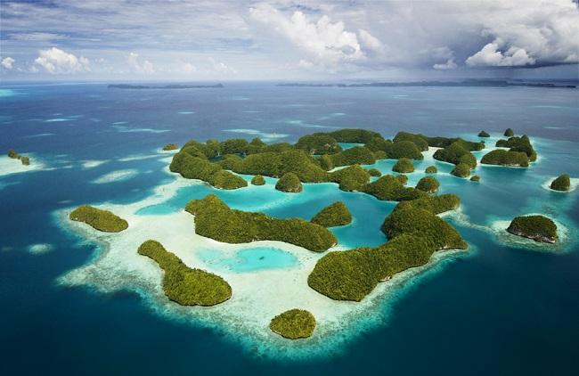 The Rock islands Palau