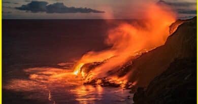 Kilauea volcano Hawaii