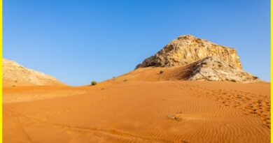 Fossil rock Sharjah