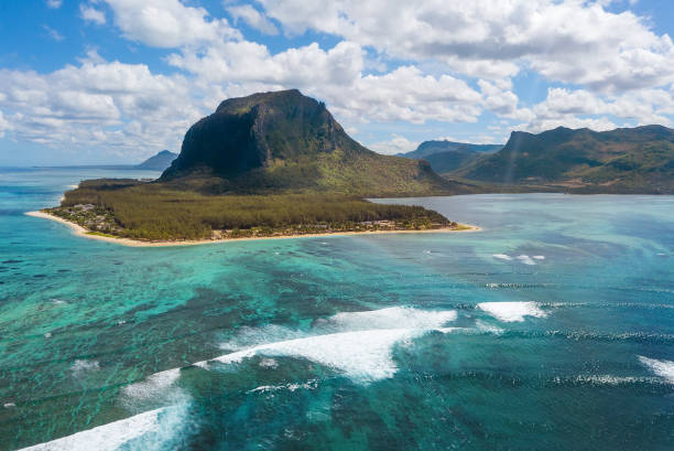 Underwater waterfall Mauritius