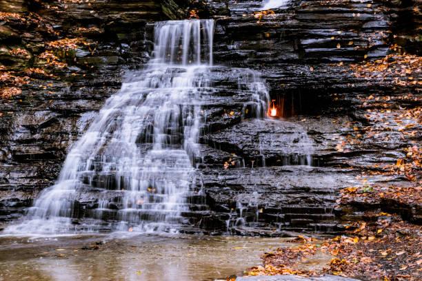 Eternal flame waterfalls