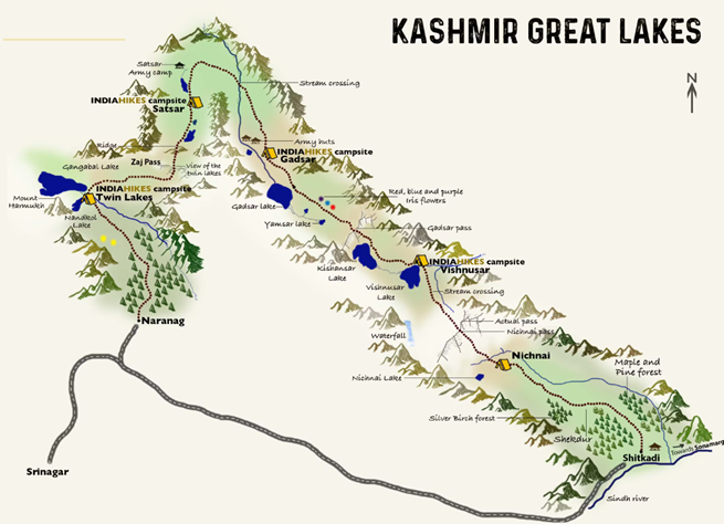 Kashmir Great Lakes Trek