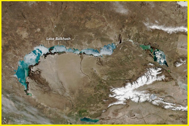 Lake Balkhash: Natures Endless Horizons