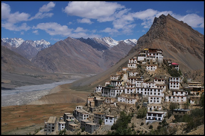 Cold Desert Landscape of India